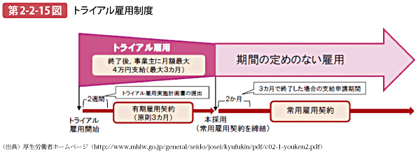 第2-2-15図 トライアル雇用制度