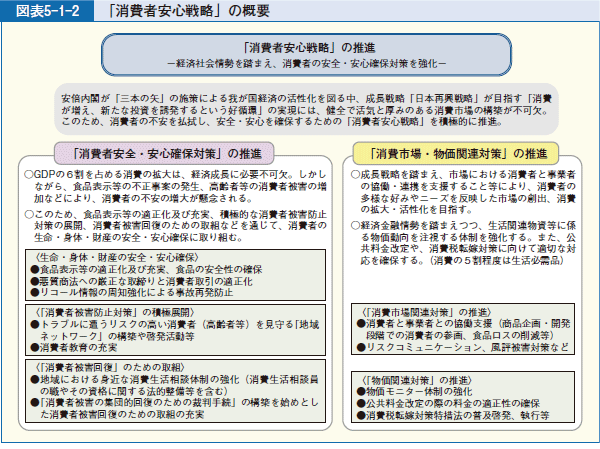 図表5-1-2 「消費者安心戦略」の概要