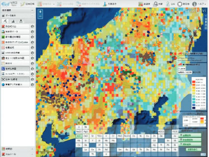 第2‐4‐10図 地質図Naviの追加レイヤの表示例