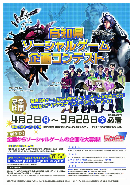 図表1-5-2-7 高知県が主催する「ソーシャルゲーム企画コンテスト」（平成24年度）