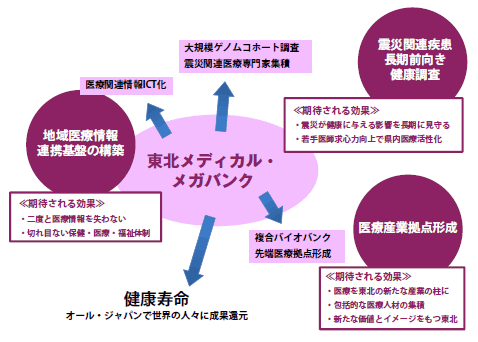 6．次世代医療実現のための取組（東北メディカル・メガバンク計画）