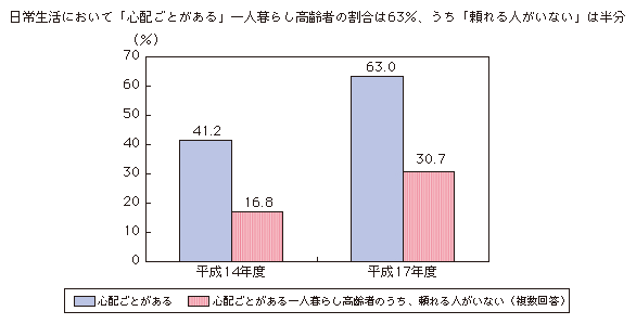 図表1-3-3-3 日常生活における心配ごとの内容