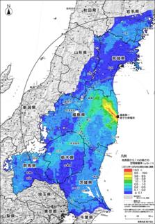 第2－2－3図 放射線量等分布マップ