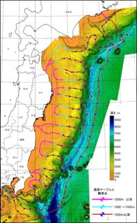 第2－2－1図 日本海溝海底地震・津波観測網のイメージ図