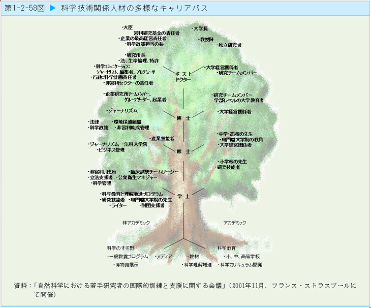   科学技術関係人材の多様なキャリアパス