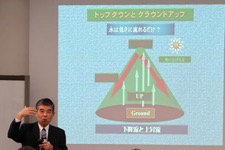 図 1-15　第10回安全文化セミナー（フォローアップ編）での熊本大学名誉教授・熊本大学教職大学院シニア教授による講義の様子