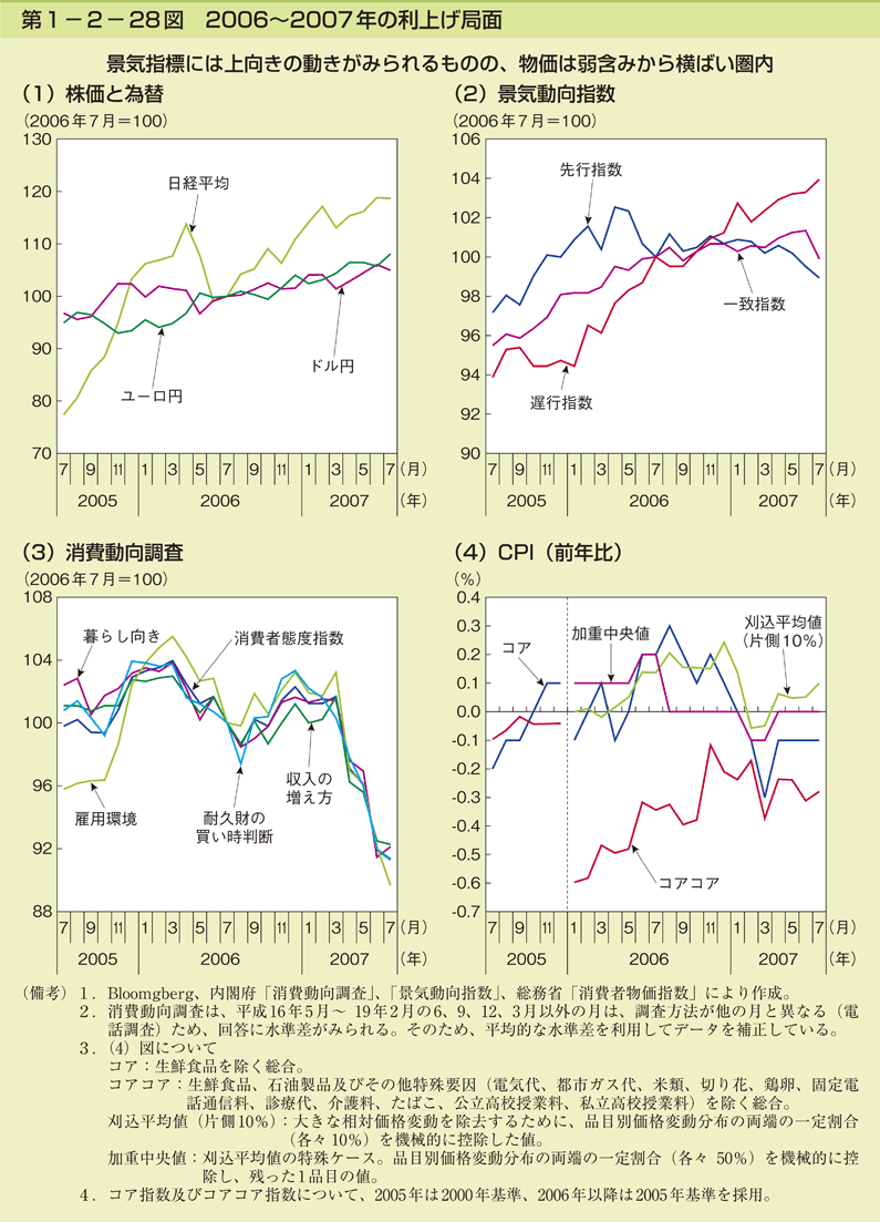 第1-2- 28 図 2006~2007 年の利上げ局面