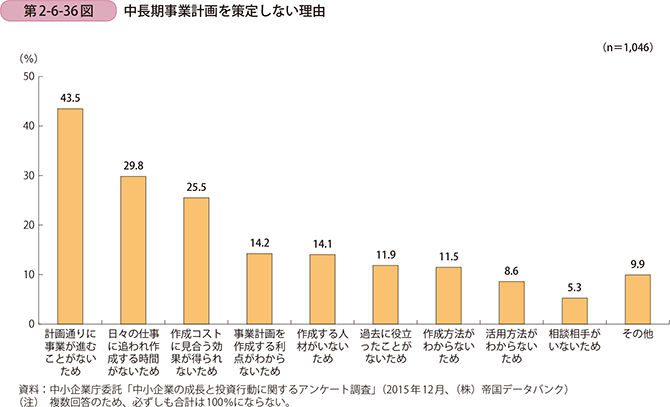 第2-6-36図 中長期事業計画を策定しない理由