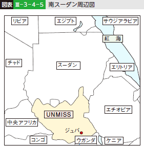図表III-3-4-5 南スーダン周辺図