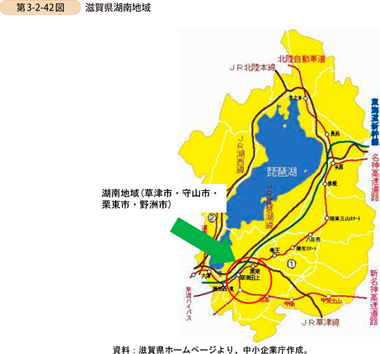 第3-2-42図　滋賀県湖南地域