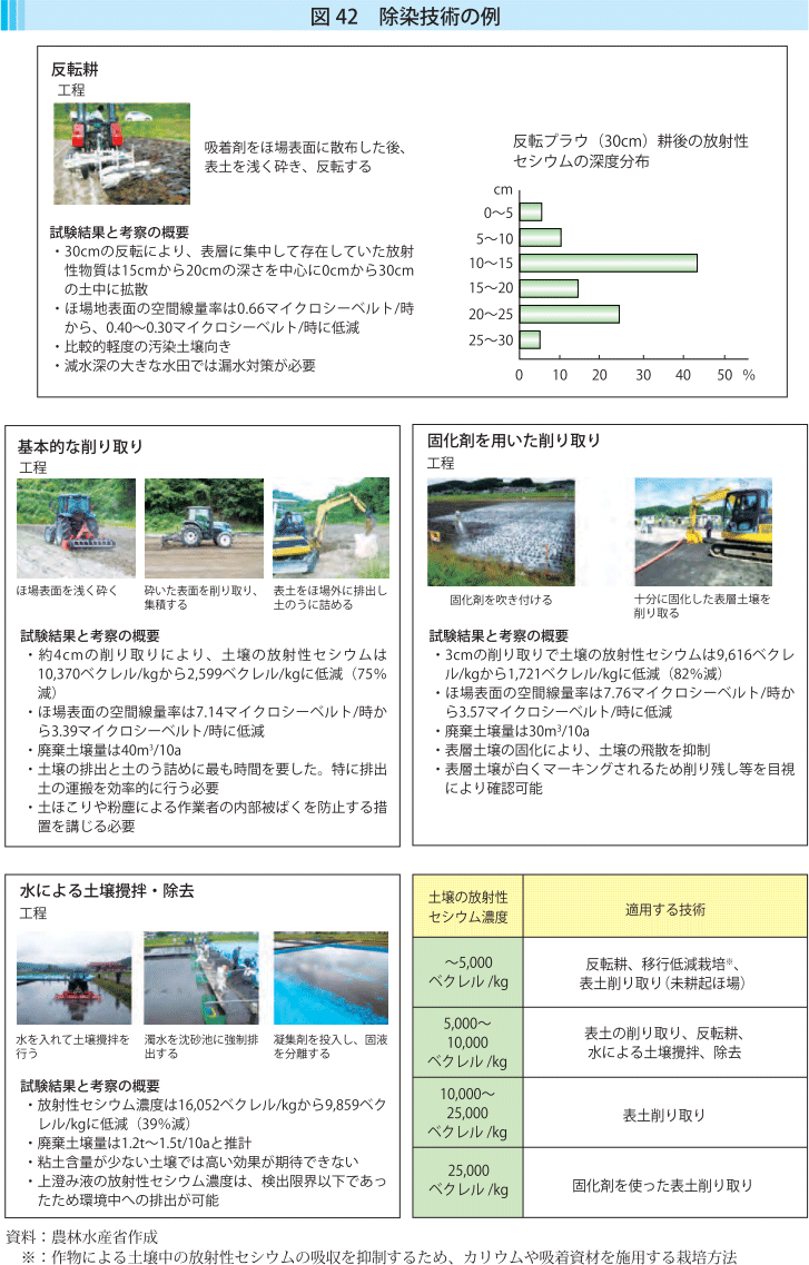 図42 除染技術の例