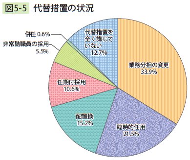 図5－5　 代替措置の状況