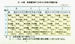 II-25表　収容鑑別終了少年の入所前の問題行動