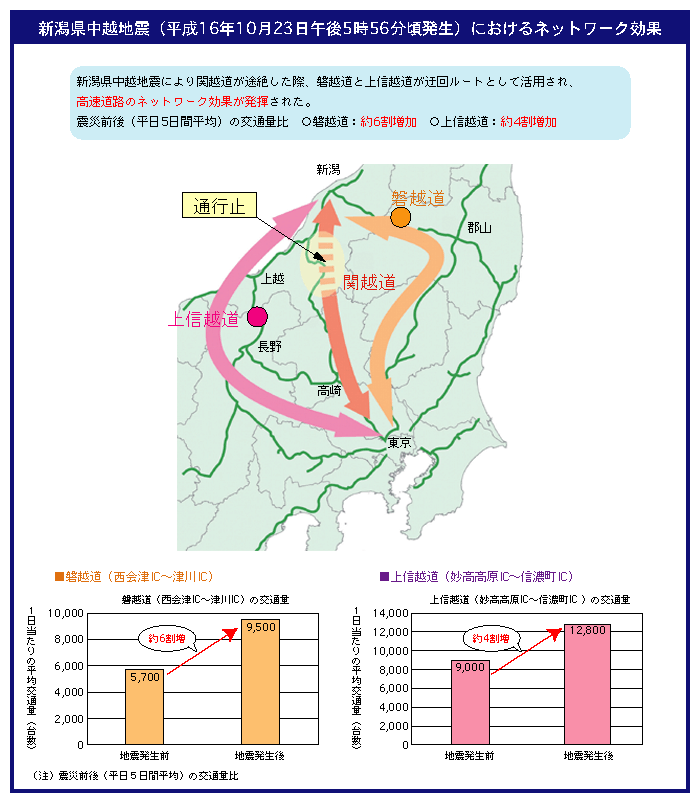 新潟県中越地震(平成16年10月23日午後5時56分頃発生)におけるネットワーク効果