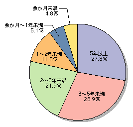 図表[1]　インターネット利用年数