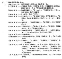 資料I-6　　特別法犯の検察庁新規受理人員