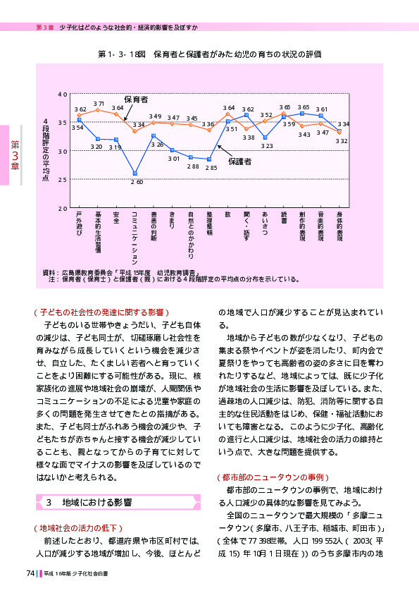 第1‐3‐19表 １年間に１人しか赤ちゃんが生まれなかった村