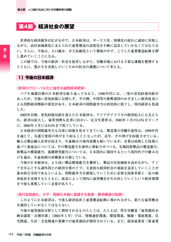 第 1 -(4)- 2 図 非労働力人口比率の変化ポイントの要因分解(2002年→2004年)