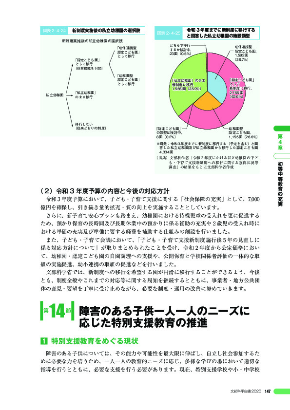 図表 2-4-25 令和 3 年度までに新制度に移行する と回答した私立幼稚園の施設類型