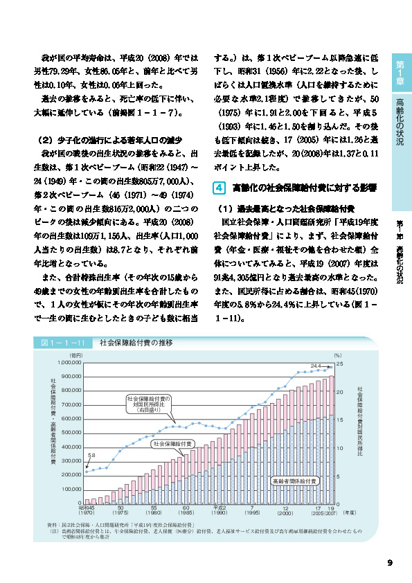 表１－１－１２ 世界人口の動向等