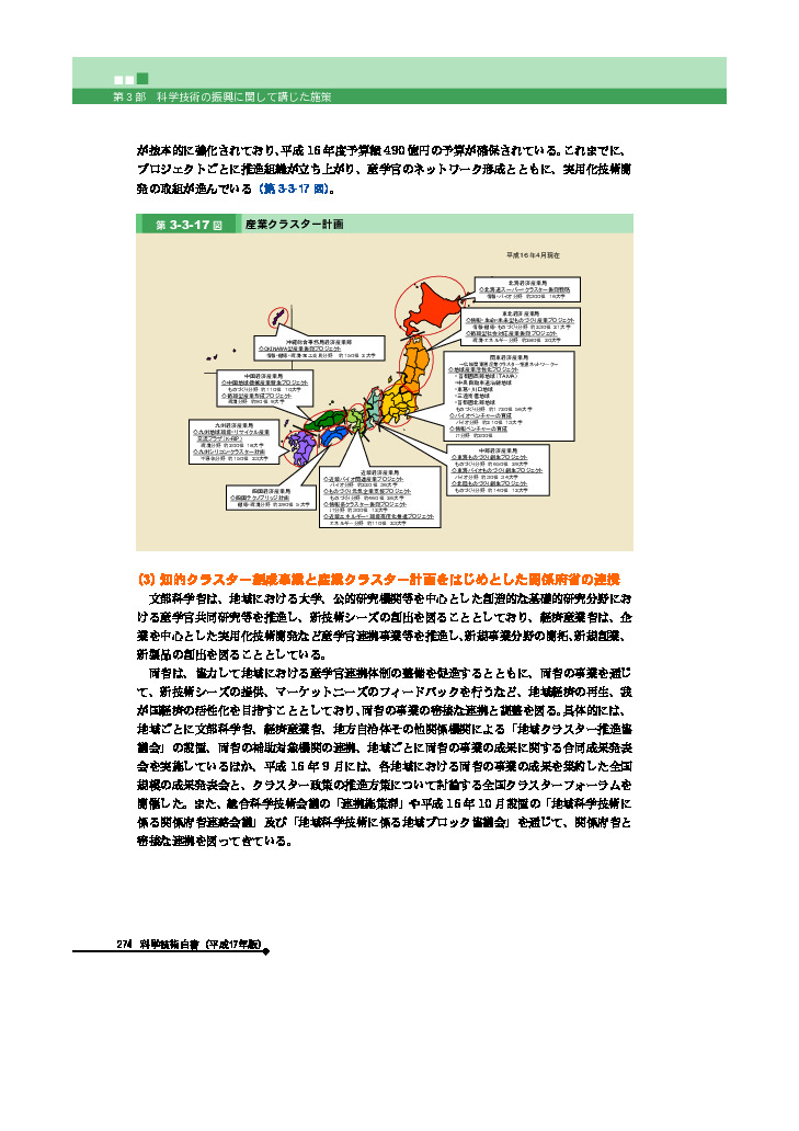 産業クラスター計画